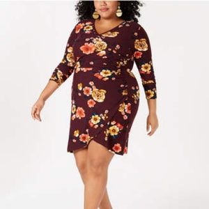 Planet Gold Floral wrap dress** (worn once)